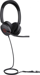 Yealink uh48 dual teams usb-c/a przewodowy zestaw słuchawkowy z anc