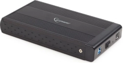 Zewnętrzna aluminiowa obudowa dla dysku 3,5" HDD z USB 3.0, czarna