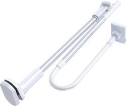 Baseus elastyczny uchwyt do telefonu i tabletu z klipsem – srebrny