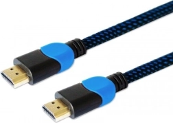 Kabel HDMI 2.0 niebiesko‑czarny do PlayStation