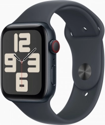Apple Watch SE GPS + Cellular z aluminiową kopertą 44 mm w kolorze północy, sportowy pasek M/L