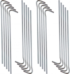 Stalowe śledzie namiotowe 18 cm, zestaw 20 szt.