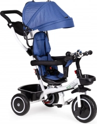 Dziecięcy trójkołowiec z obrotowym siedzeniem ECOTOYS niebieski
