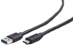 USB 3.0 kabel USB‑C (A męski na USB‑C męski), 0,5 m, czarny