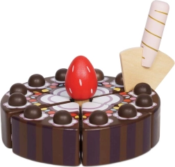 Le Toy Van drewniany czekoladowy tort do zabawy