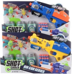 Pistolet na piankowe naboje z owadami dla dzieci