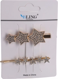 Spinki do włosów BLING 2 szt. – złote, typ I