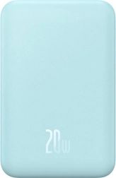 Magnetyczny mini power bank Baseus 5000 mAh USB‑C 20 W niebieski