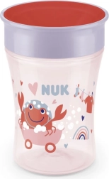NUK kubek Magic Cup z pokrywką 230 ml czerwony