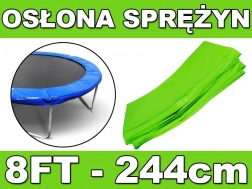 Ochraniacz na sprężyny do trampoliny 244 cm (8 FT) – zielony