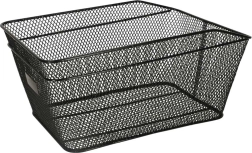 Metalowy koszyk rowerowy na bagażnik czarny 25kg