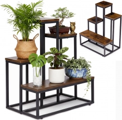 stojak na kwiaty loft z 4 półkami ModernHome