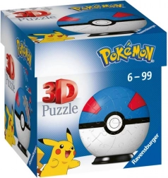 Ravensburger 3D puzzle Pokémon Great Ball – 54 elementów
