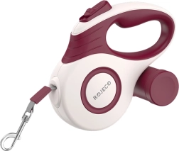 Automatyczna smycz Rojeco dla psów 5M czerwona