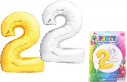 Nadmuchiwany balon cyfra 2, 40 cm