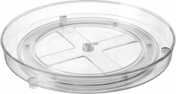 Obrotowy organizer 27 cm z przezroczystego plastiku