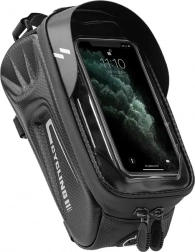Wodoodporna torba ramowa na rower MalTrack z uchwytem na telefon