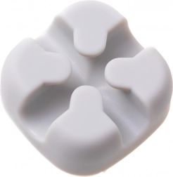 Uchwyt kabli – biały