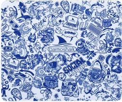 Podkładka gamingowa Darmoshark PAD-3 biała