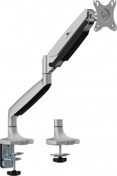 Uniwersalny uchwyt do monitora z dwoma ramionami Maclean z sprężyną gazową