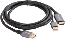 Kabel HDMI na DisplayPort 1,8 m 4K czarny