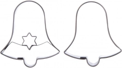 Zestaw wykrawaczy do ciastek dzwonek, stal nierdzewna, 4,6 cm, 2 szt.