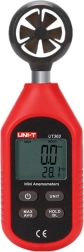 Anemometr UNI‑T do pomiaru prędkości wiatru i temperatury