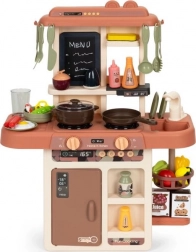 Kuchnia dziecięca z dźwiękami, LED i generatorem pary, 42 akcesoria