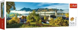 Panoramiczne puzzle Nad jeziorem Schliersee 1000 elementów