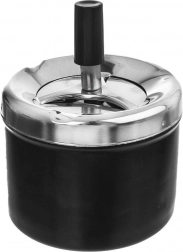 Metalowa zamykana popielniczka 9,5 cm