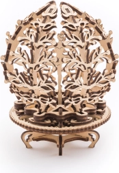 Drewniane mechaniczne puzzle 3D kwiat UGEARS (101 elementów)