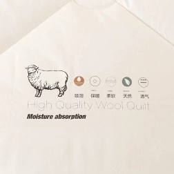 Zimowa wełniana kołdra z owczej wełny 200×220 cm