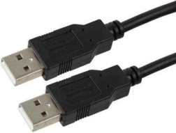 czarny USB kabel AM-AM 1,8m