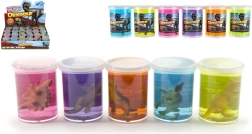 Slime z dinozaurem 80 g - 1 sztuka