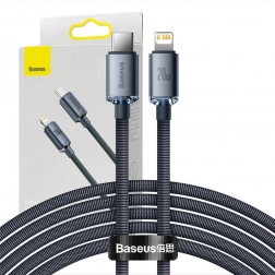 Kabel do szybkiego ładowania USB-C na Lightning Baseus 20W 2m czarny