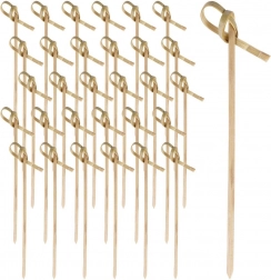 Bambusowe wykałaczki do przekąsek 10 cm, 30 szt.