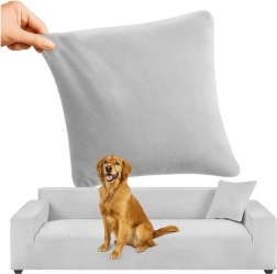 Pokrowiec na sofę Ruhhy jasnoszary 190-230 cm