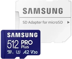 Karta pamięci Samsung Pro Plus microSDXC 512GB 180/130 MB/s UHS-I U3