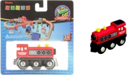 Maxim parowa lokomotywa – czerwona