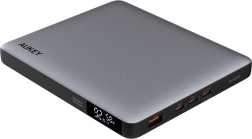 Aukey powerbanka 20000 mAh z 100W Power Delivery, szara