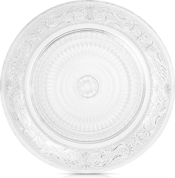 Szklany talerz deserowy 18 cm