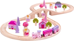 Drewniana kolejka Księżniczkowy Ósemka Bigjigs Rail