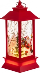Świąteczna LED latarenka czerwona RUHHY