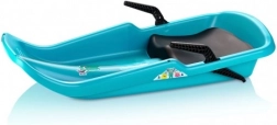 Sanki Cyclone Monster z plastiku z siedziskiem i hamulcami – Błękitne