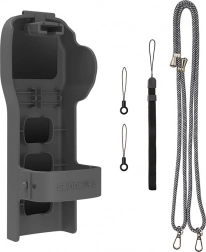 Ochronne etui ze sznurkiem i paskiem do DJI Osmo Pocket 3 – szare