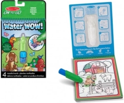 Magiczne malowanie wodą Zwierzątka kolorowanki z pędzelkiem wodnym