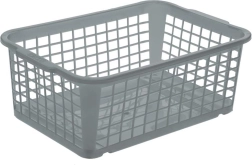 Plastikowy koszyk do układania KEEEPER szary 30 × 20 × 11 cm