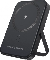 Choetech magnetyczny powerbank z podstawką 5000 mAh, 20W PD (czarny)