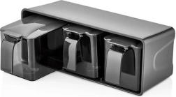 Plastowy zestaw pojemników na przyprawy 3 szt., 600 ml