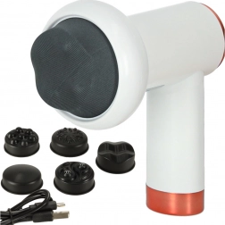 Bezprzewodowy pistolet do masażu 5w1 przeciw cellulitowi i do ujędrniania ciała